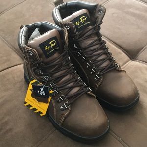 AdTec Men’s Crezy Horse Leather Work Boots